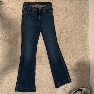 Dark Blue Flared Jeans